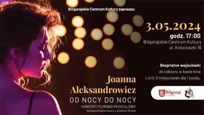 Koncert Joanna Adamowicz &#34;Od nocy do nocy&#34;